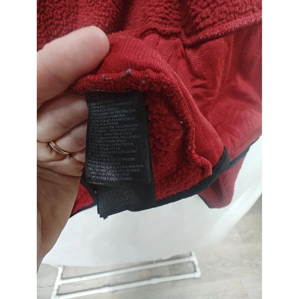 The North Face Dunraven Sherpa Full Zip Jacket‎ NF0A3YRM Mid weight Red Maroon M